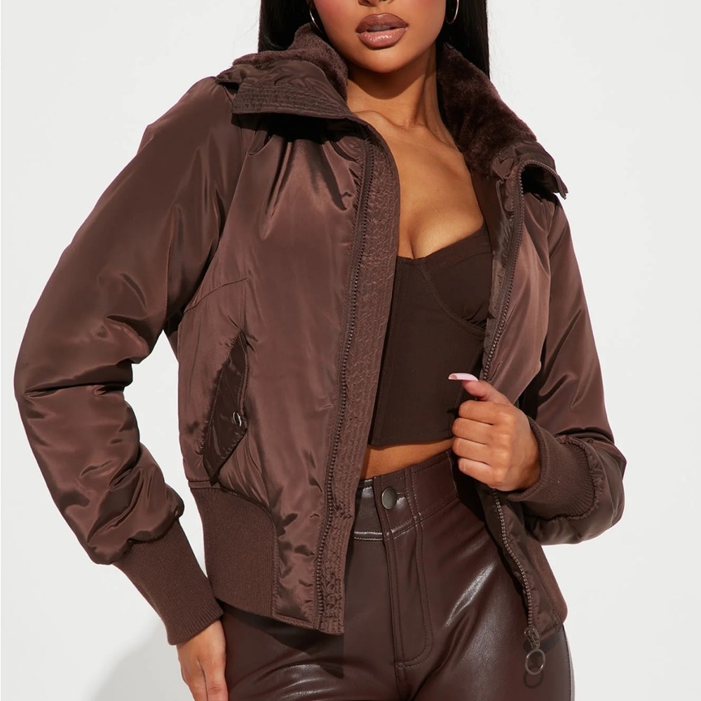 Fashion Nova Bomber Jacket / Small